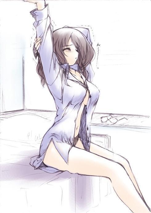 OMFG Sooo Sexy Hinata Hyuuga in the morning